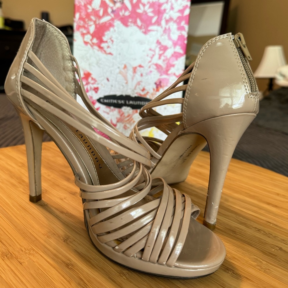 Chinese Laundry Patent Nude Heel-Size 8